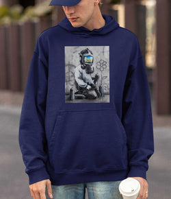 Image of Banksy Hoodie - Gasmask