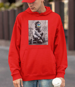 Image of Banksy Hoodie - Gasmask