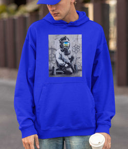 Image of Banksy Hoodie - Gasmask