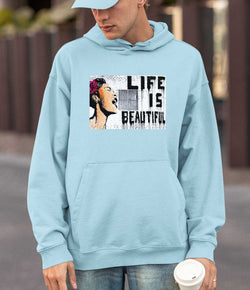 Image of Banksy Hoodie - Life is Beautiful