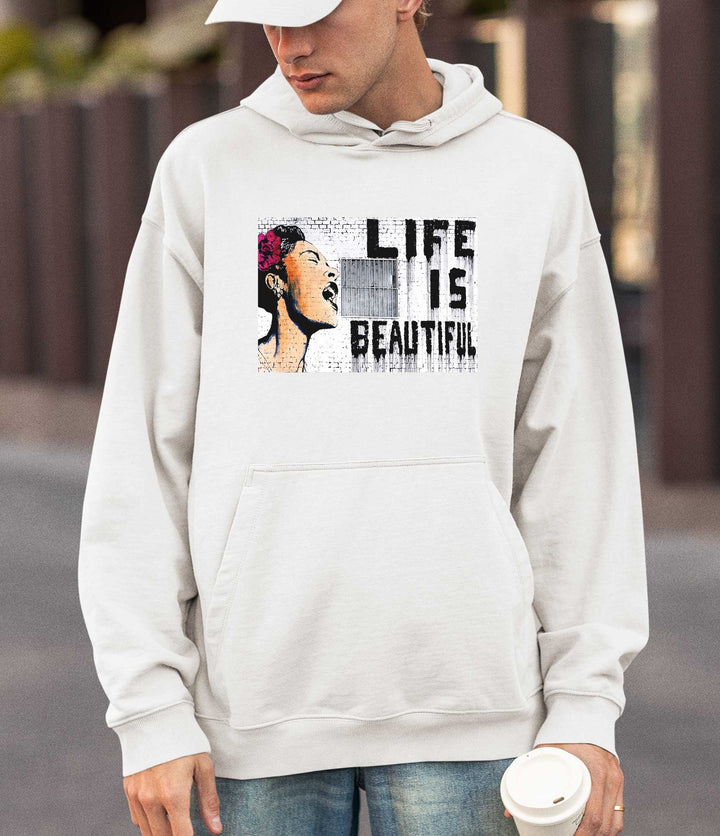 Banksy Hoodie - Life is Beautiful