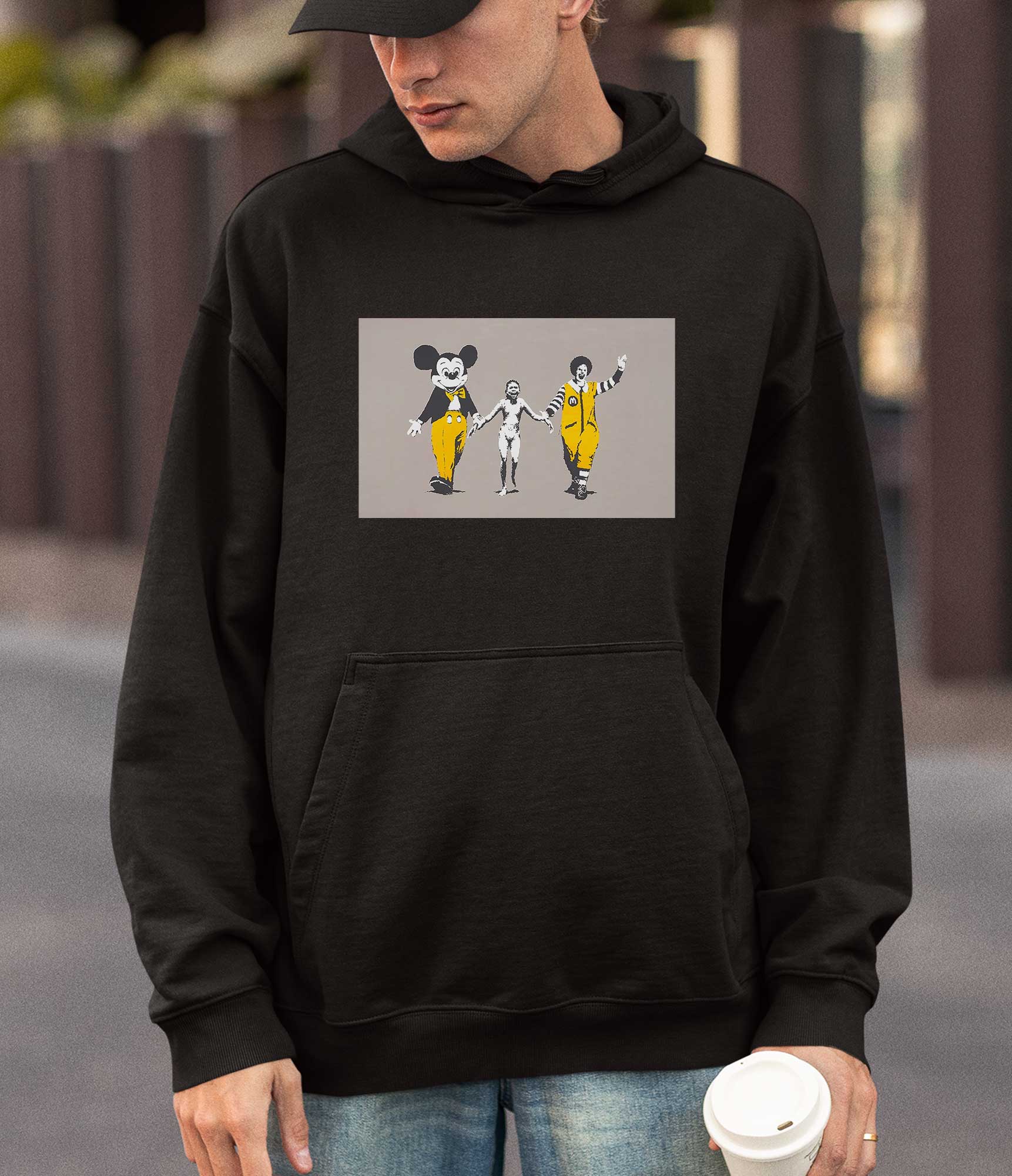 Image of Banksy Hoodie - Napalm Girl Banksy-Apparel