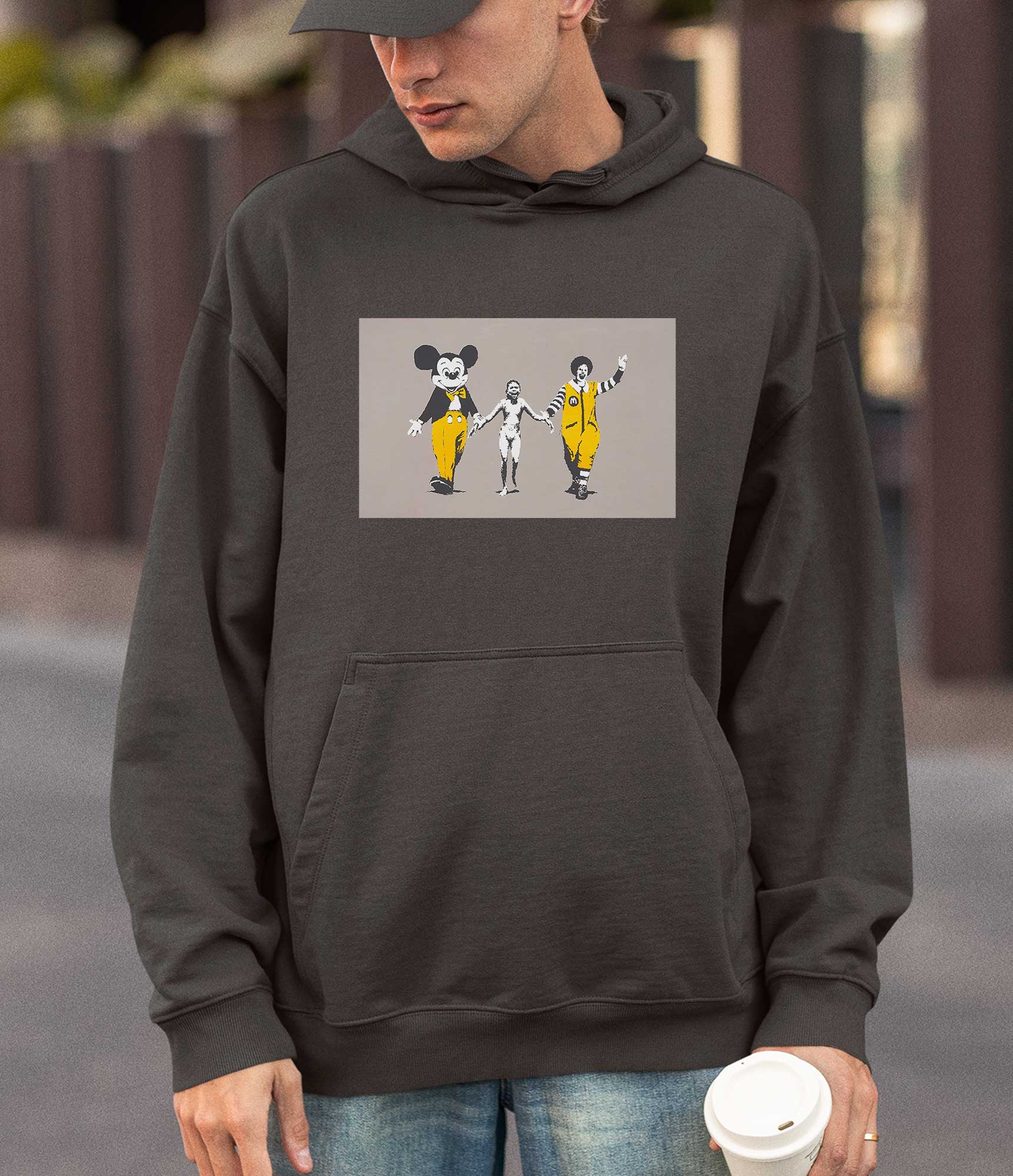 Image of Banksy Hoodie - Napalm Girl Banksy-Apparel