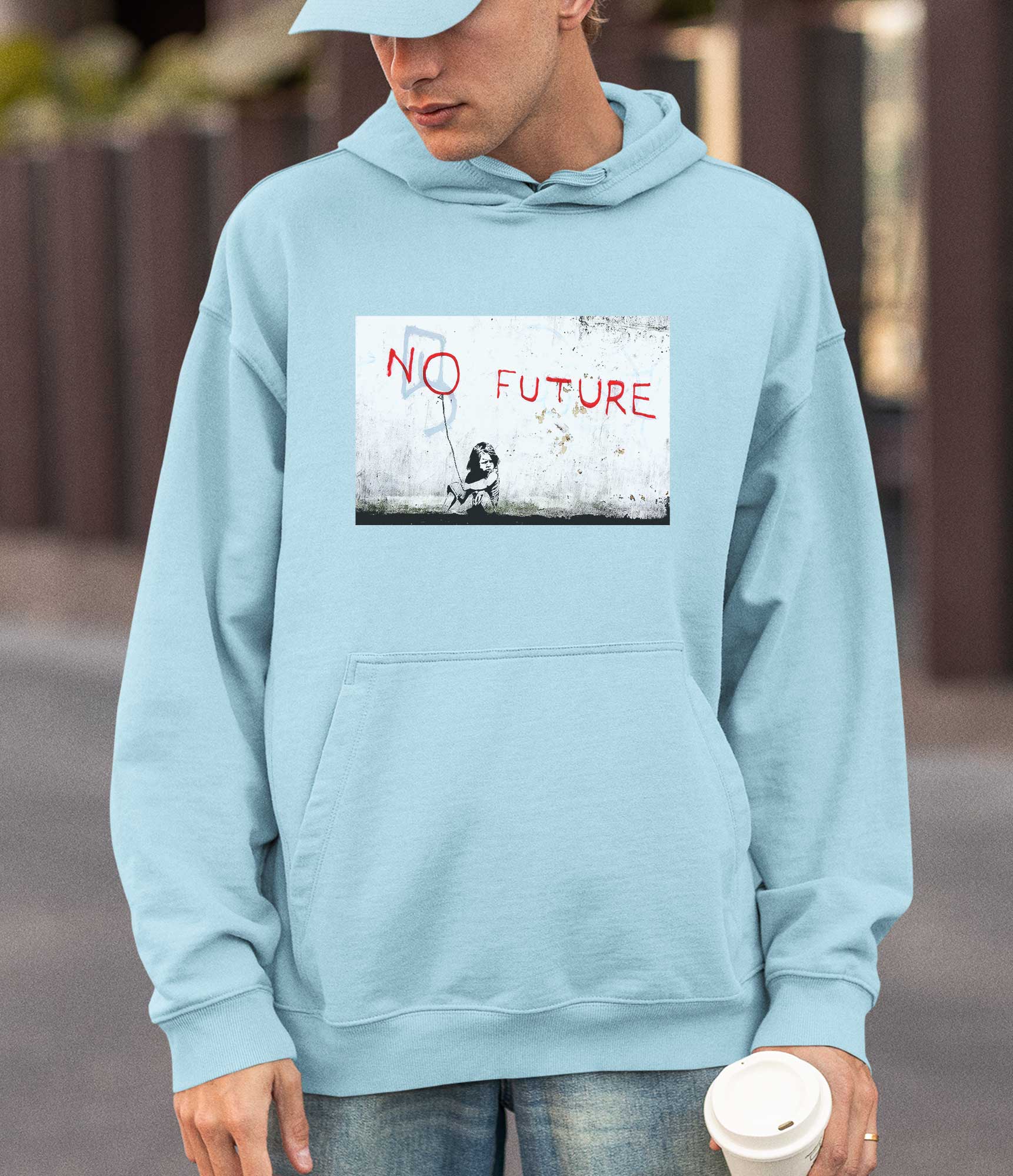 Image of Banksy Hoodie - No Future Banksy-Apparel