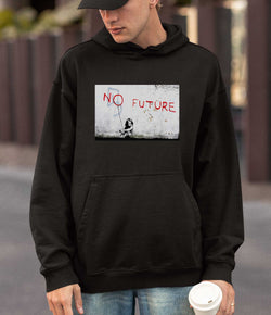 Image of Banksy Hoodie - No Future