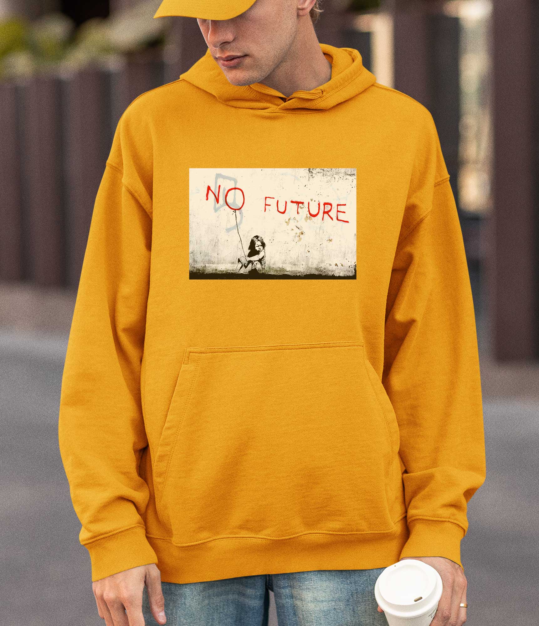 Image of Banksy Hoodie - No Future Banksy-Apparel