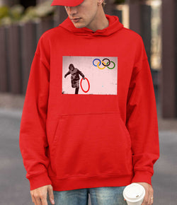 Image of Banksy Hoodie -Olympic Ring