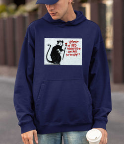 Image of Banksy Hoodie -I'm Out of Bed