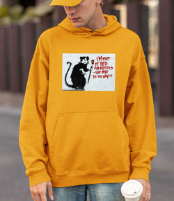 Image of Banksy Hoodie -I'm Out of Bed
