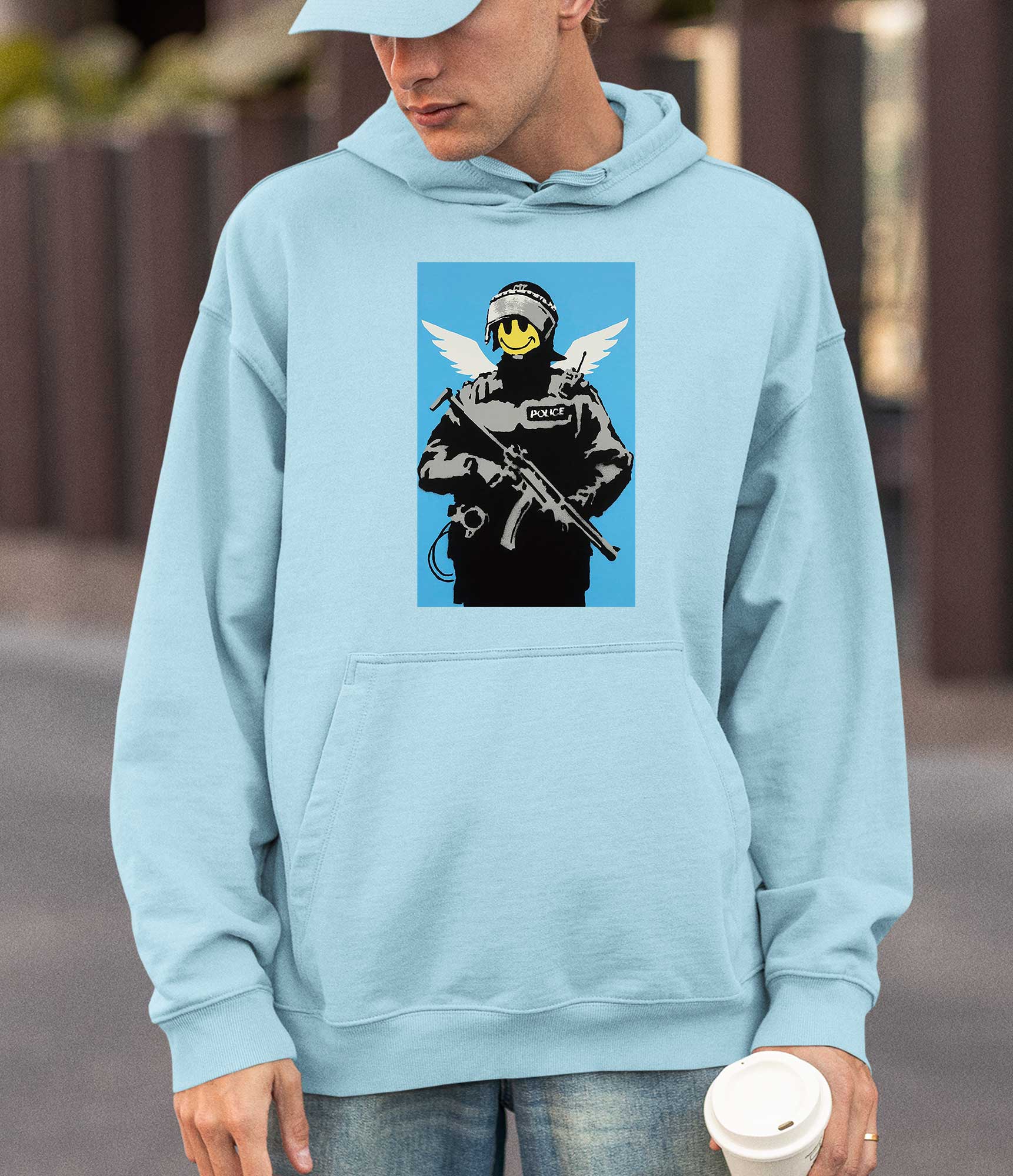 Image of Banksy Hoodie - Smiley Copper Banksy-Apparel