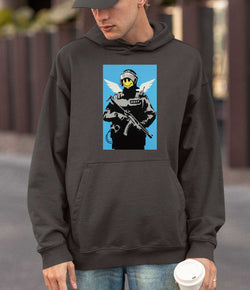 Image of Banksy Hoodie - Smiley Copper