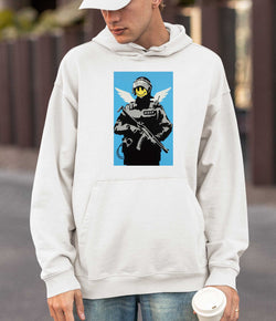 Image of Banksy Hoodie - Smiley Copper