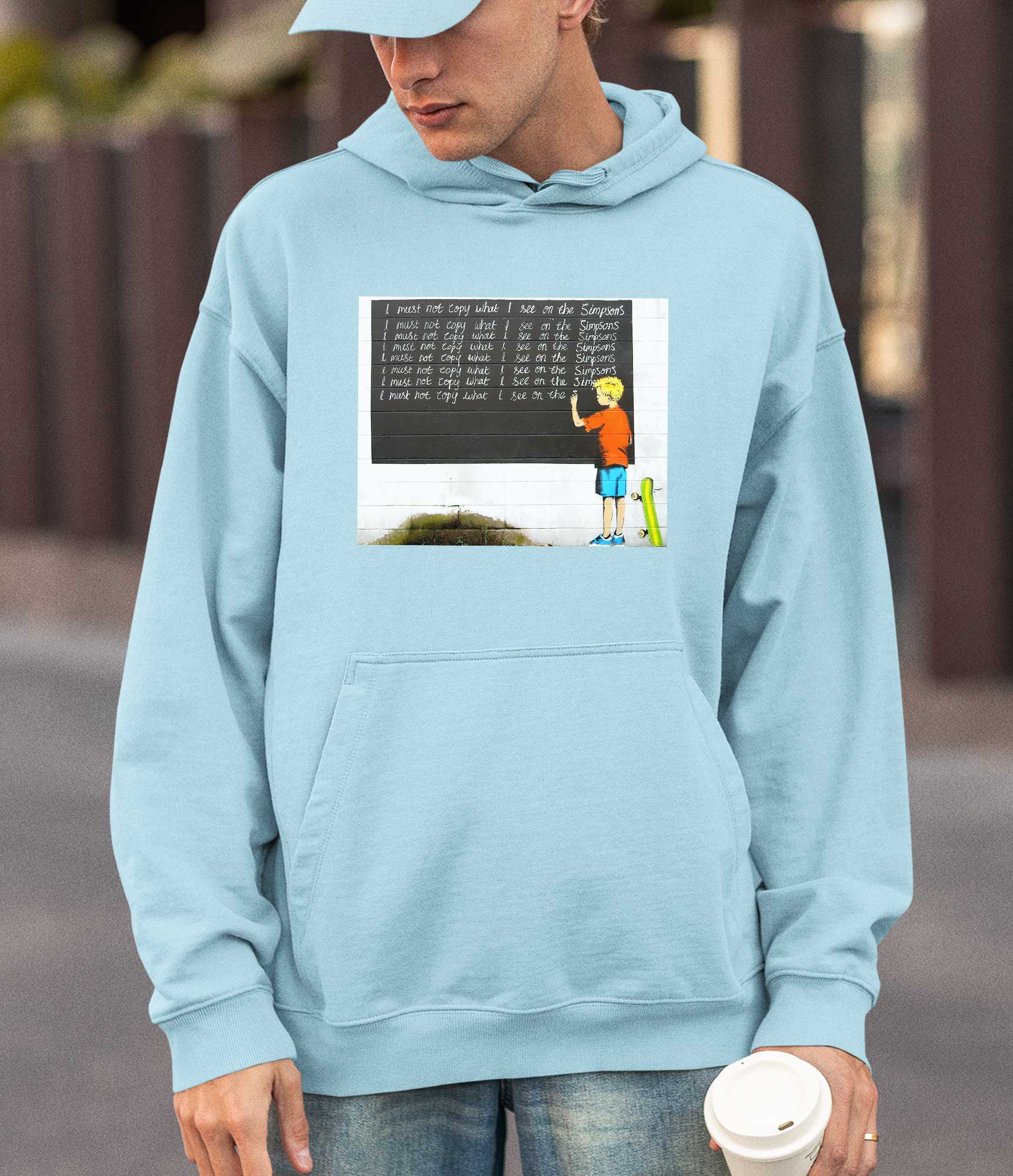 Image of Banksy Hoodie - Simpsons Banksy-Apparel