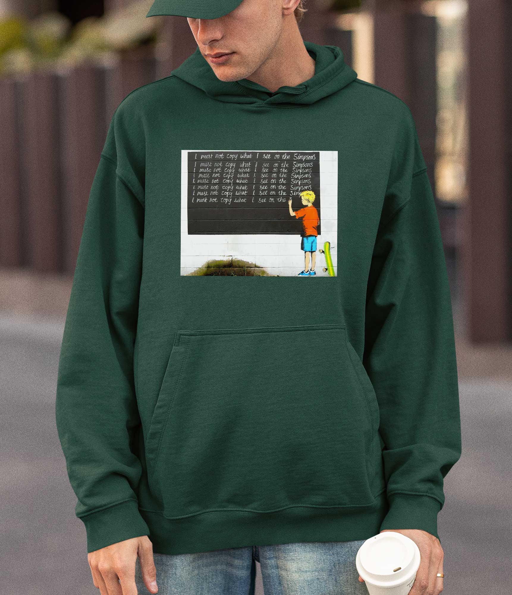 Image of Banksy Hoodie - Simpsons Banksy-Apparel