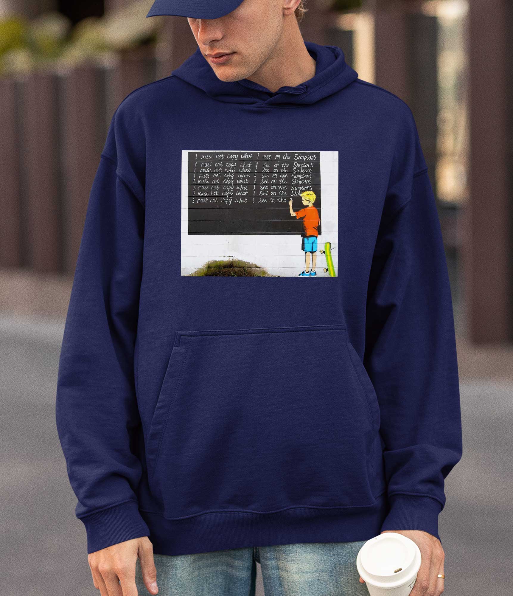 Image of Banksy Hoodie - Simpsons Banksy-Apparel
