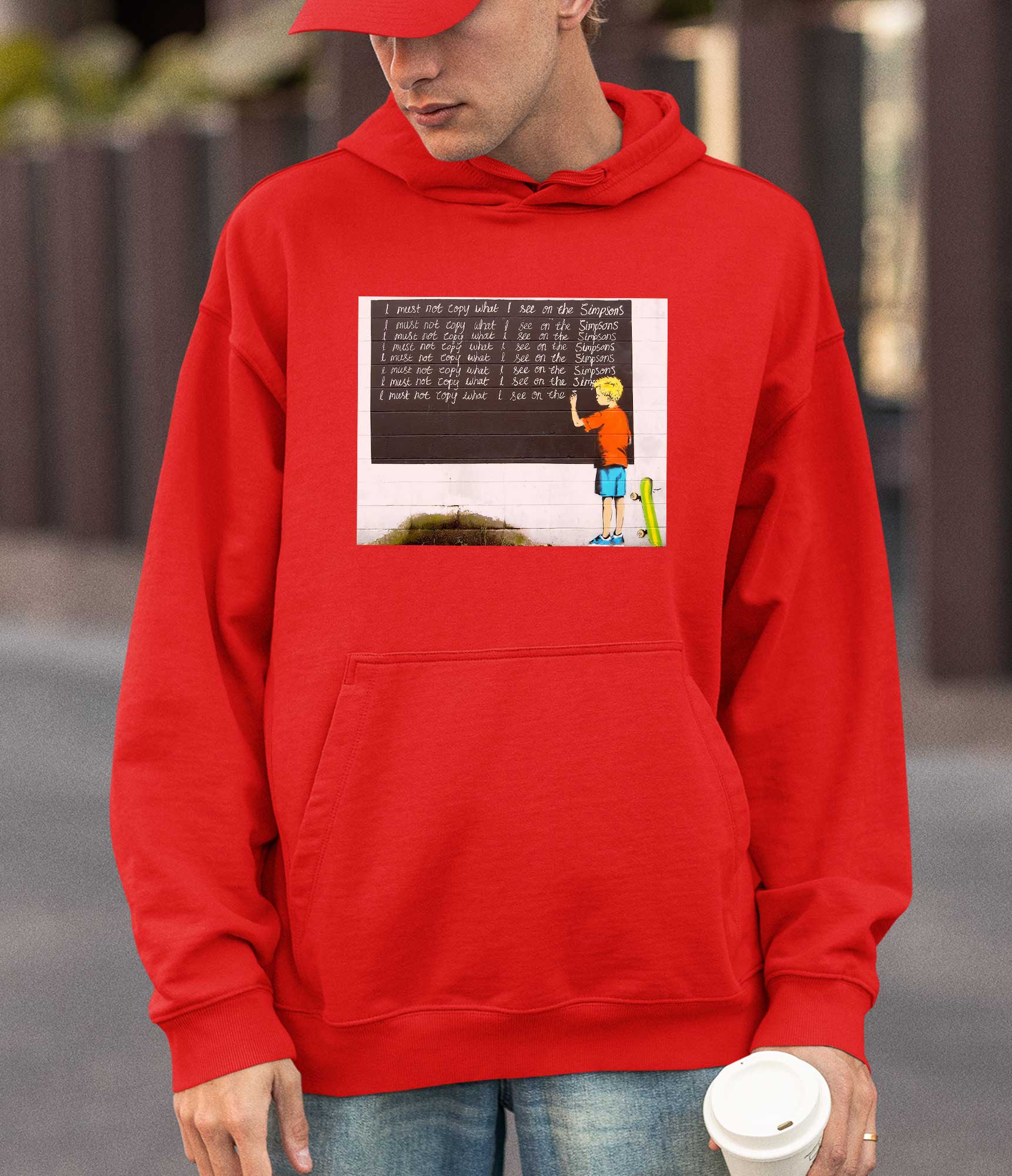 Image of Banksy Hoodie - Simpsons Banksy-Apparel