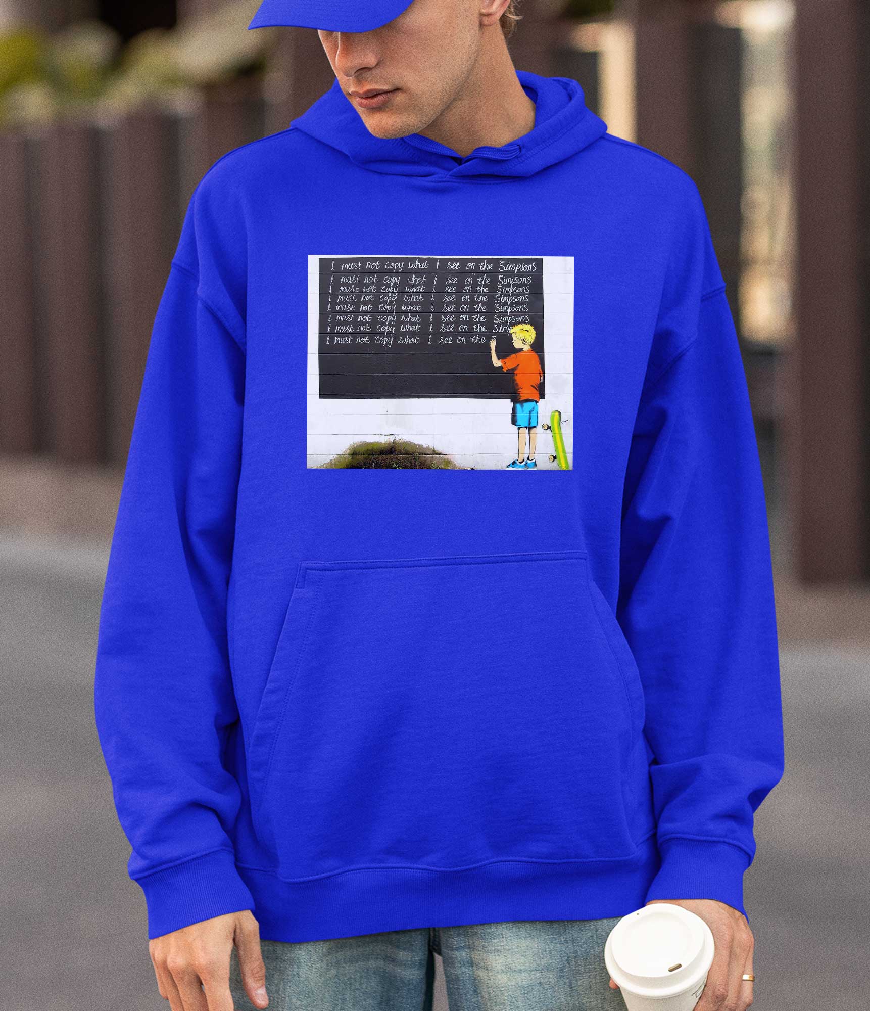 Image of Banksy Hoodie - Simpsons Banksy-Apparel