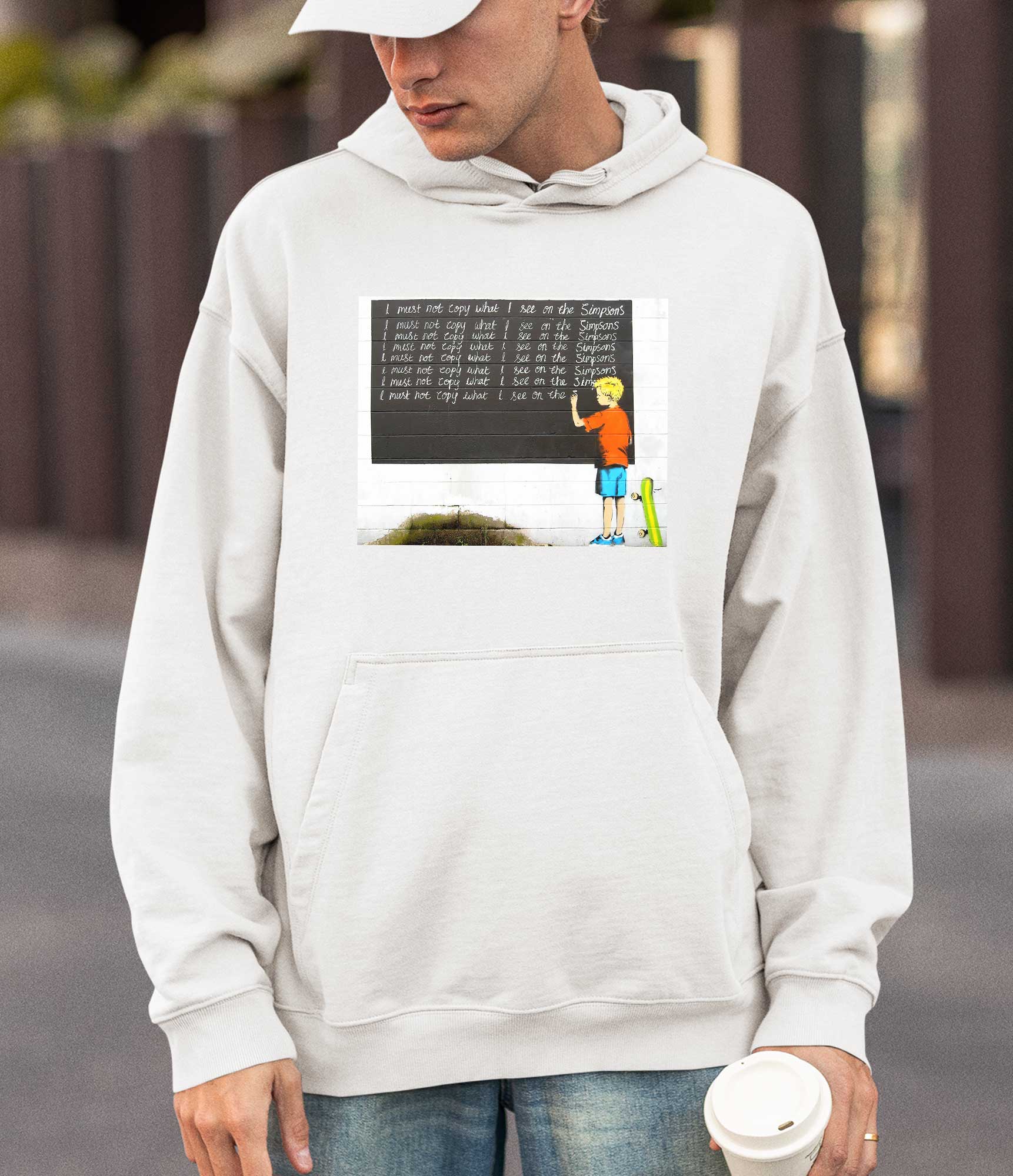 Image of Banksy Hoodie - Simpsons Banksy-Apparel