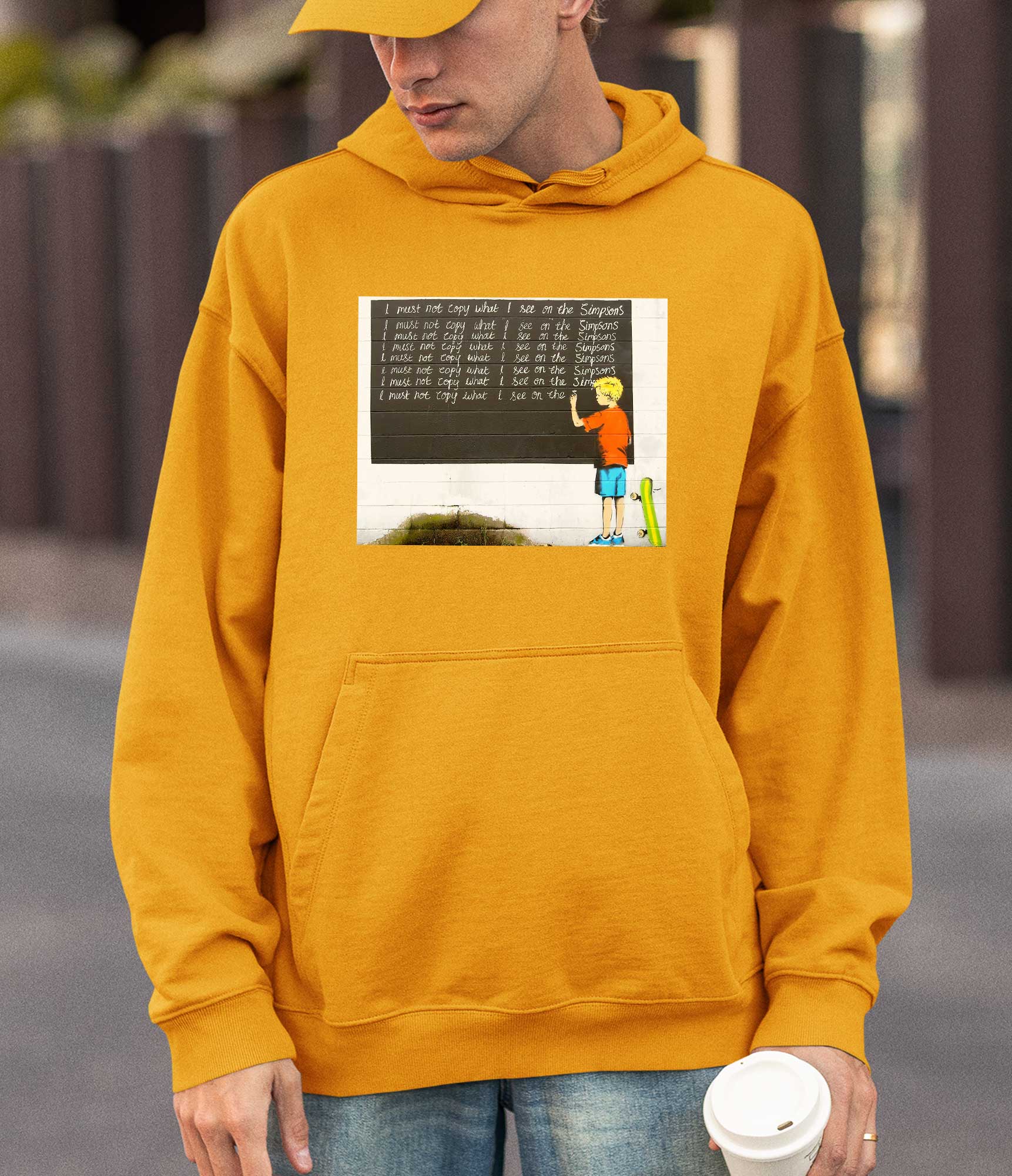 Image of Banksy Hoodie - Simpsons Banksy-Apparel