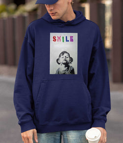Image of Banksy Hoodie - Smile
