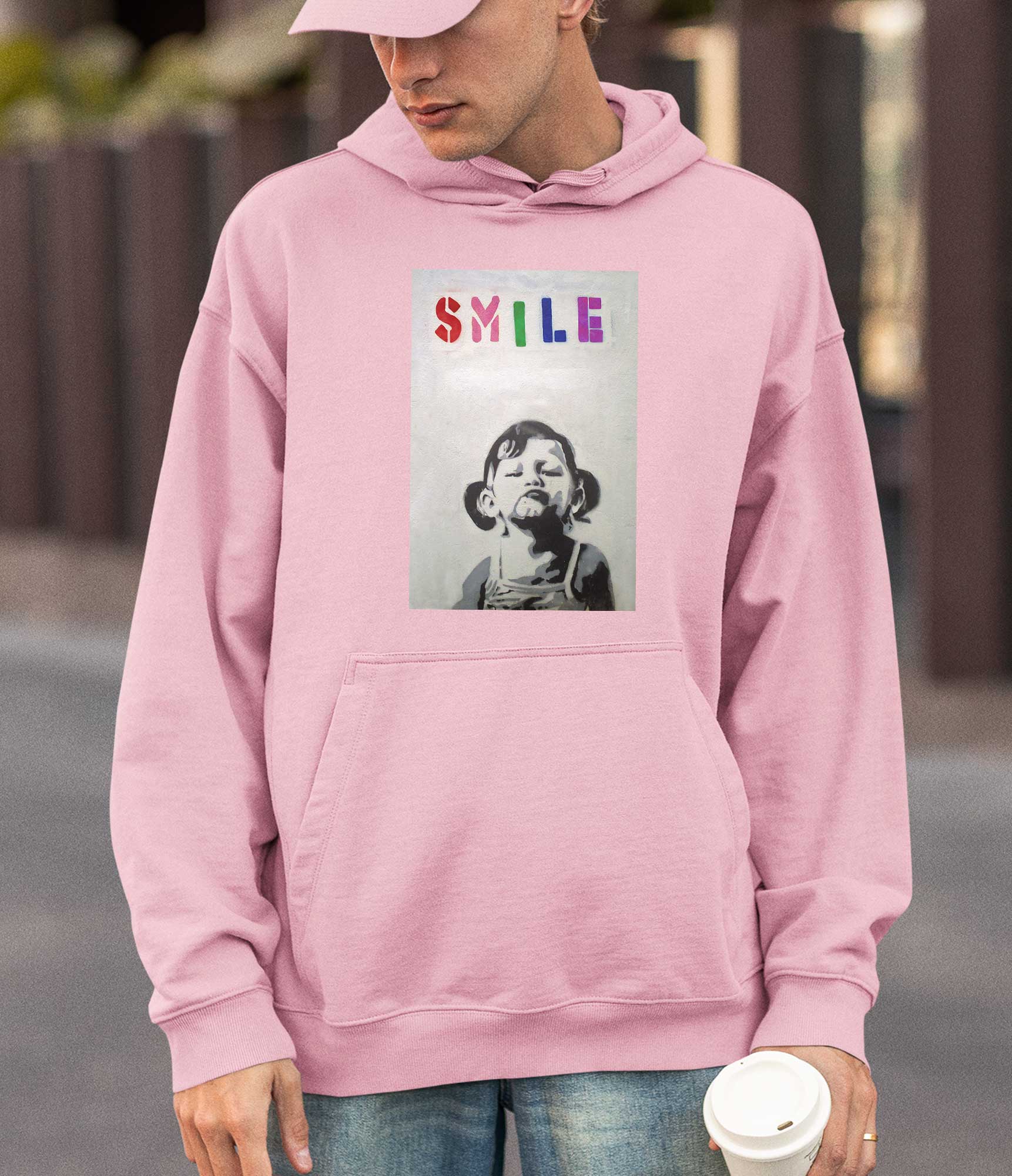 Banksy Hoodie - Smile