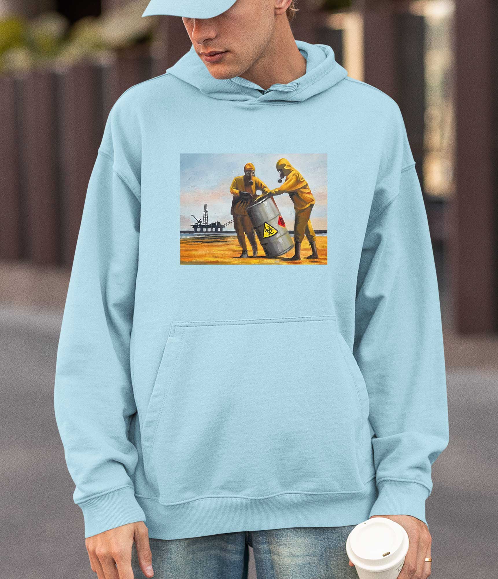 Image of Banksy Hoodie - Beach Clean up Banksy-Apparel