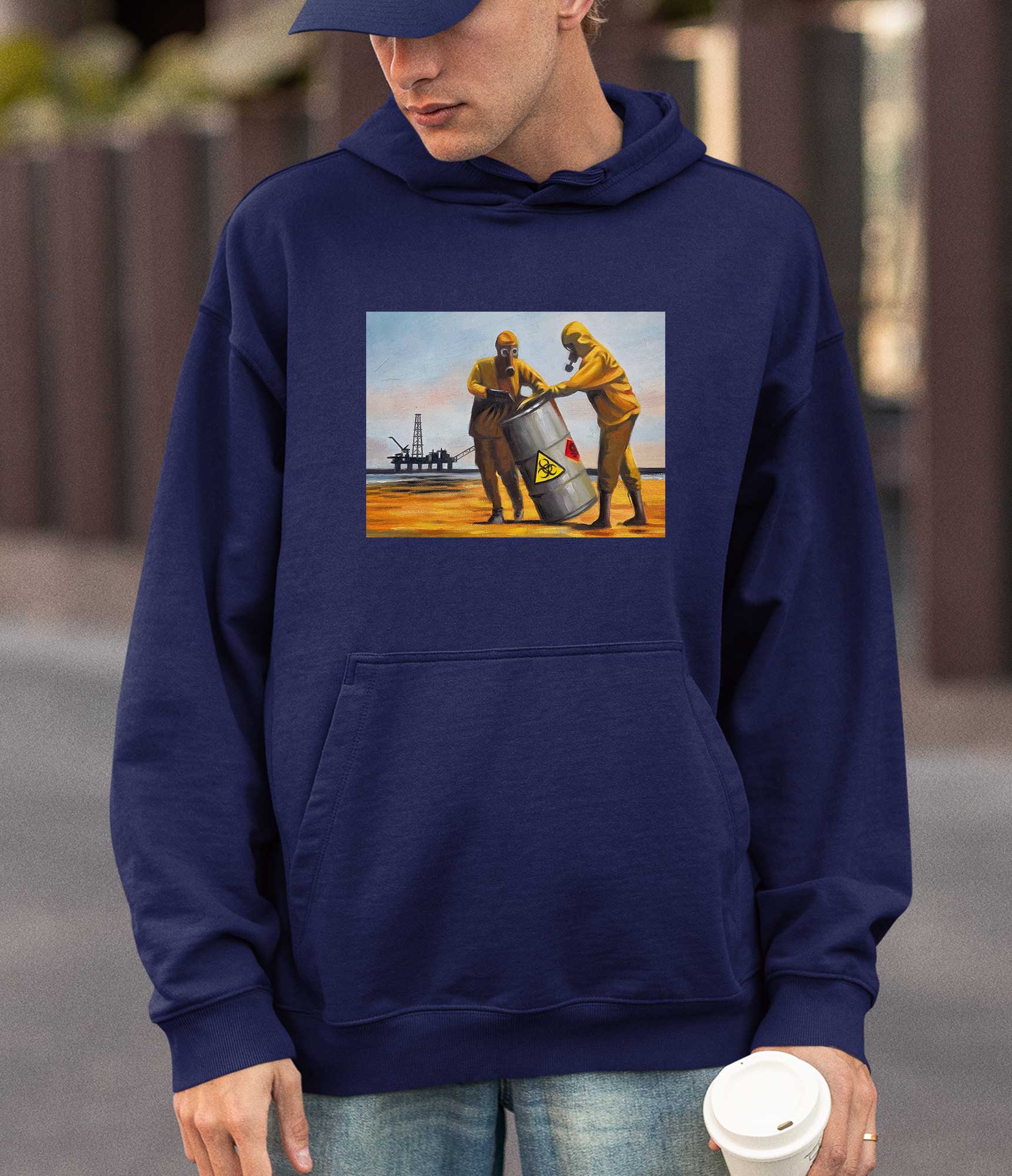 Image of Banksy Hoodie - Beach Clean up Banksy-Apparel