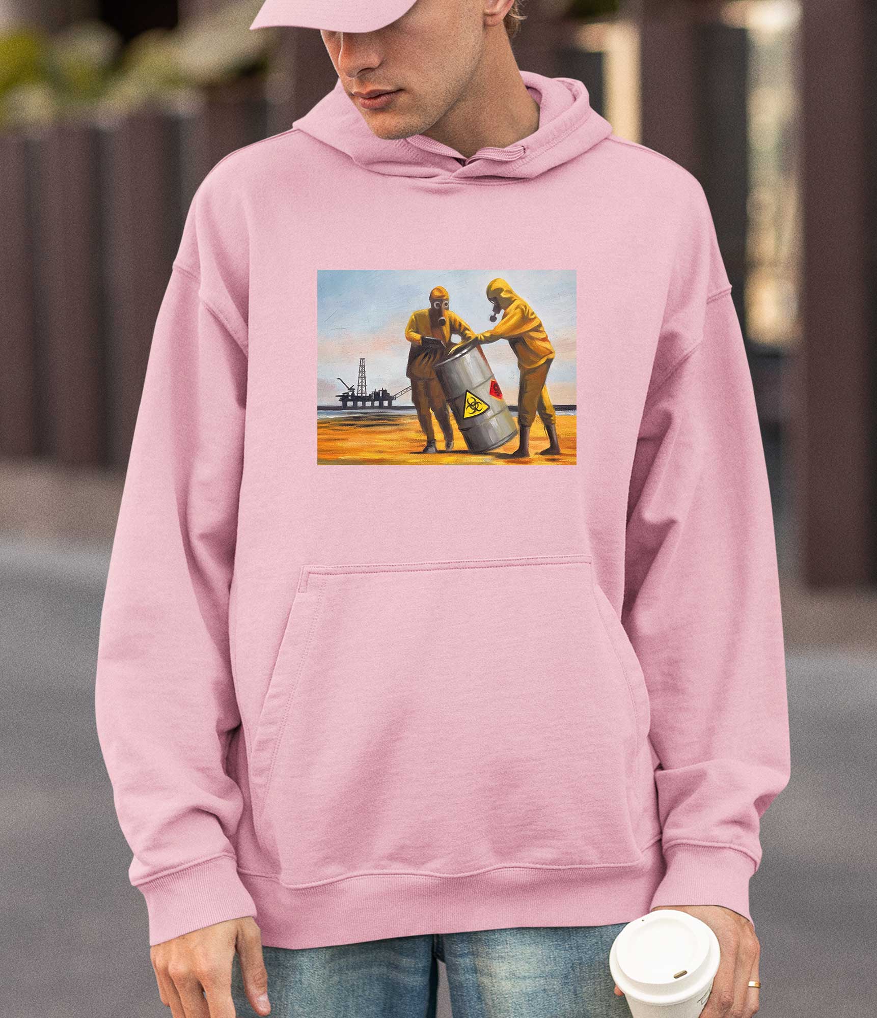 Image of Banksy Hoodie - Beach Clean up Banksy-Apparel