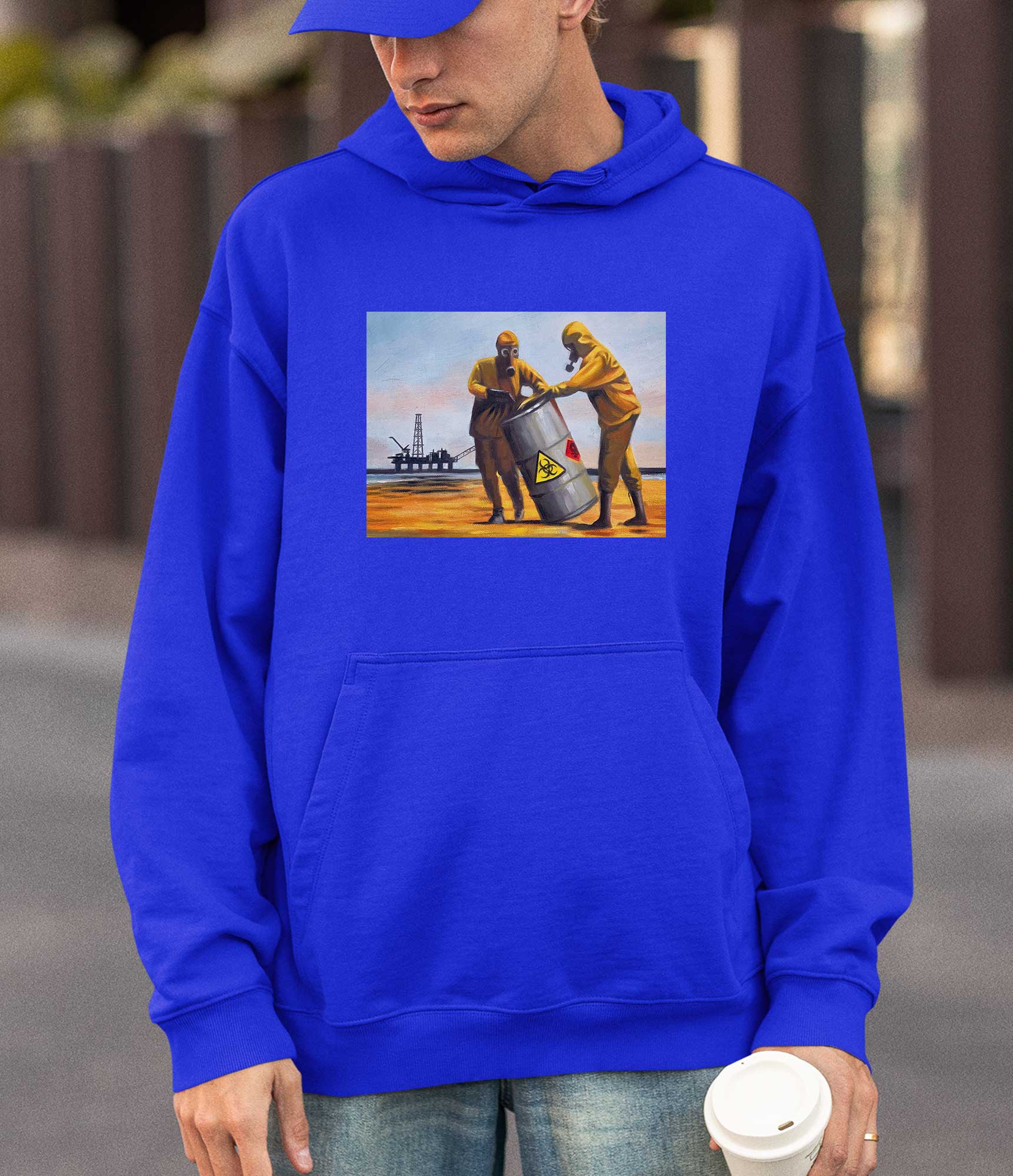 Image of Banksy Hoodie - Beach Clean up Banksy-Apparel