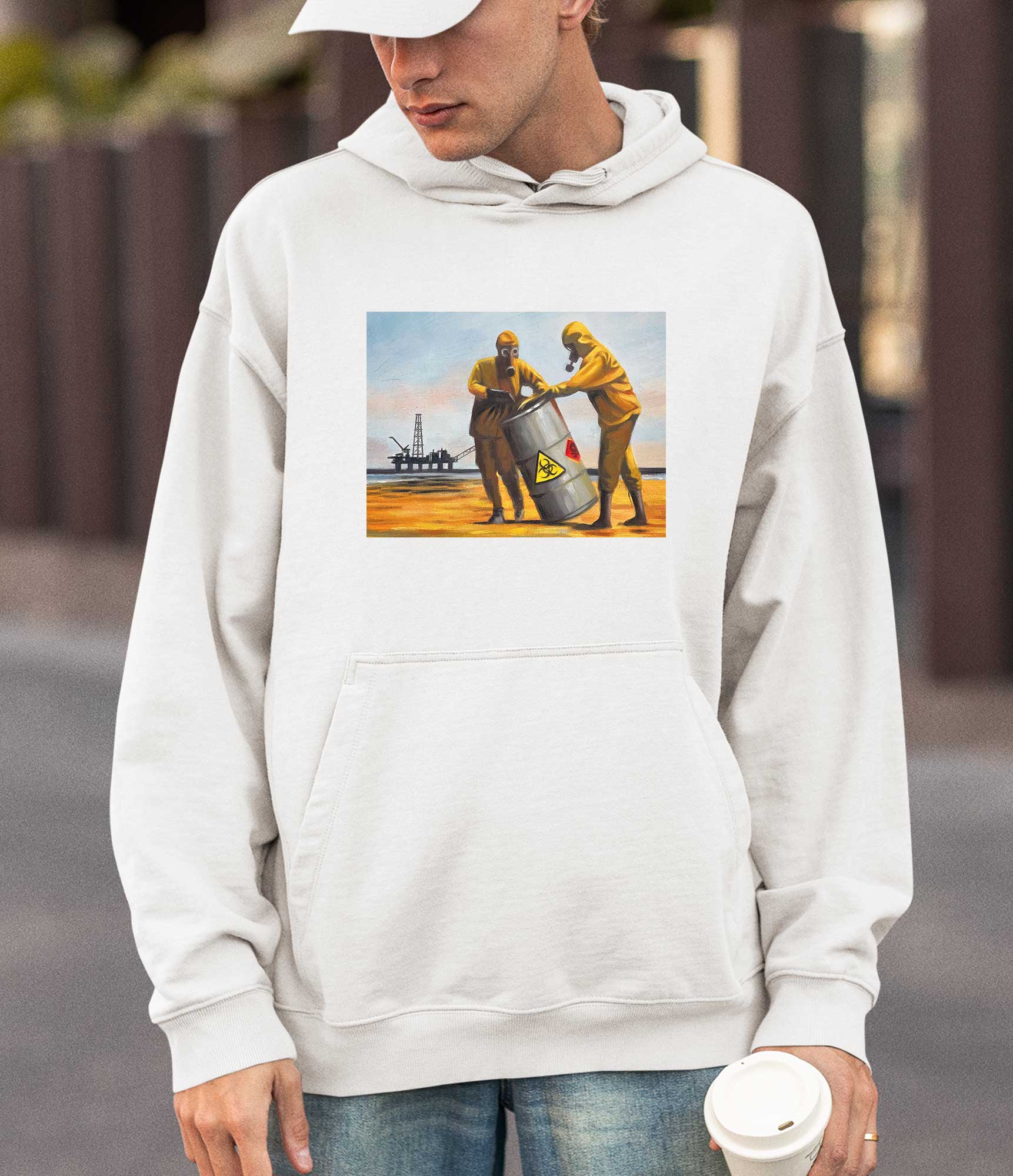 Image of Banksy Hoodie - Beach Clean up Banksy-Apparel
