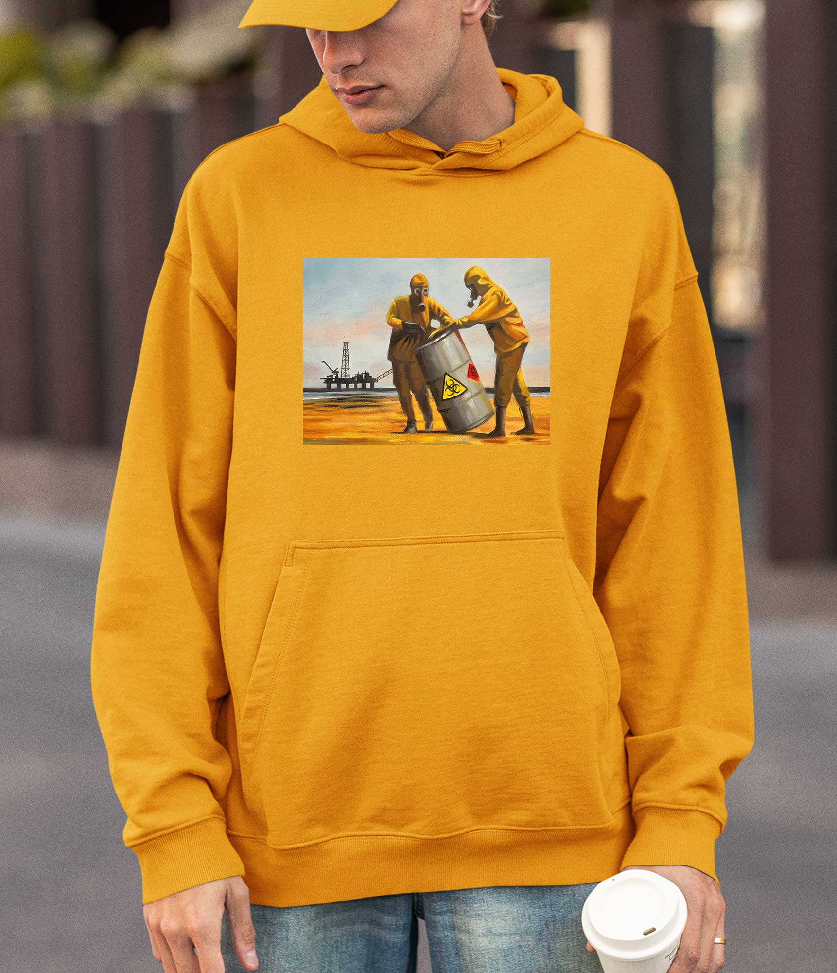 Image of Banksy Hoodie - Beach Clean up Banksy-Apparel