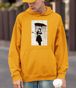 Image of Banksy Hoodie - Umbrella Girl