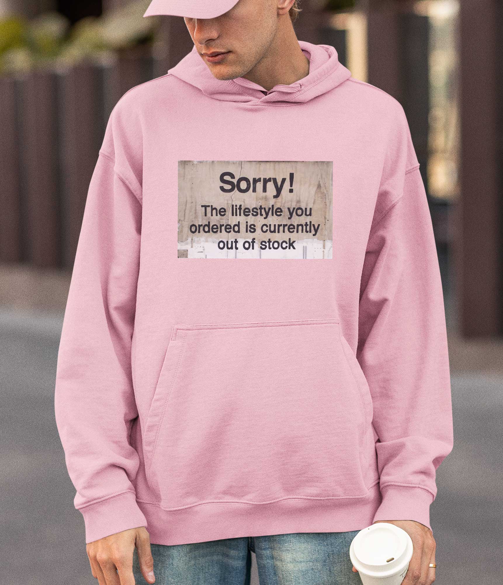 Image of Banksy Hoodie - Sorry Banksy-Apparel