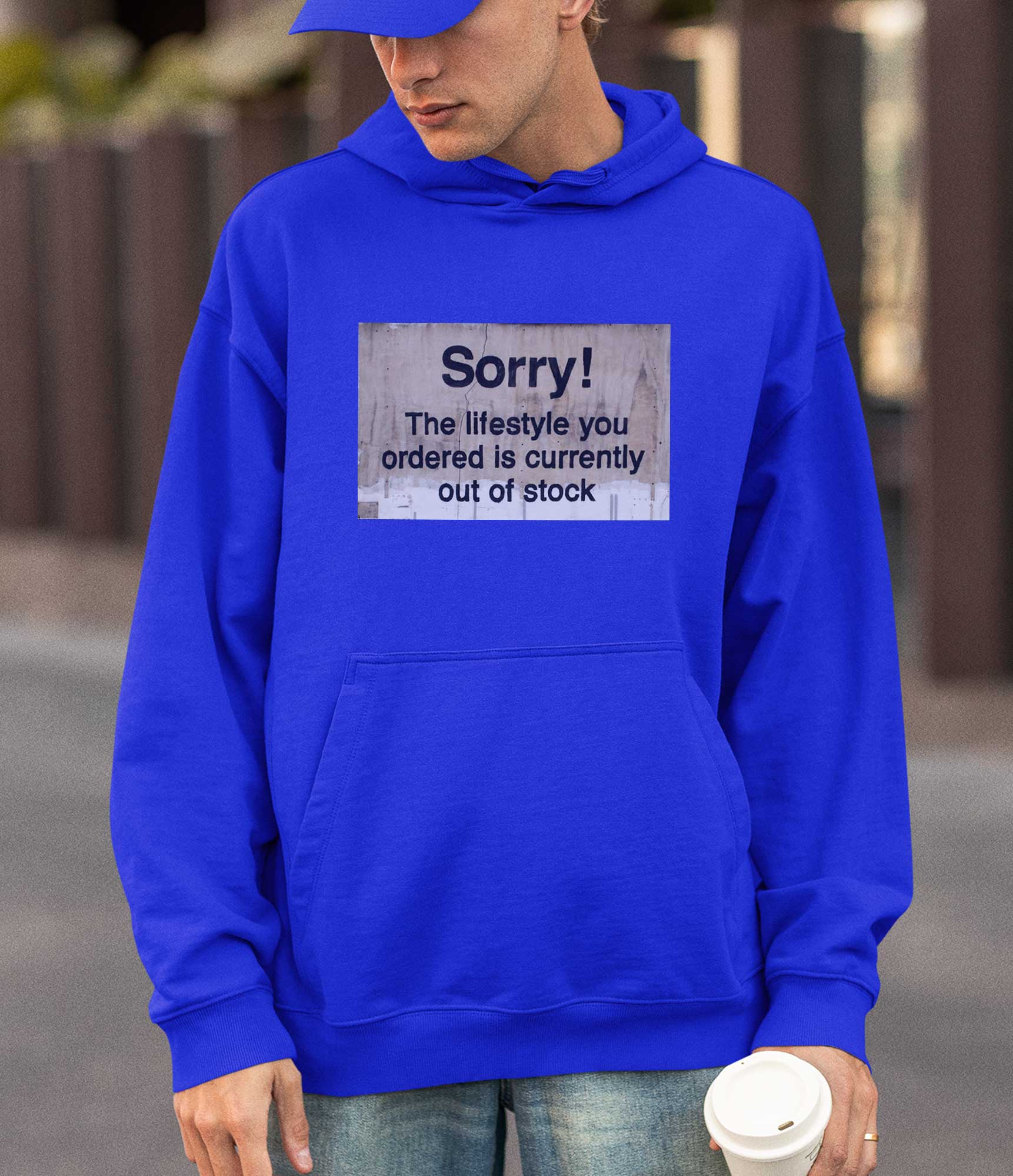 Image of Banksy Hoodie - Sorry Banksy-Apparel