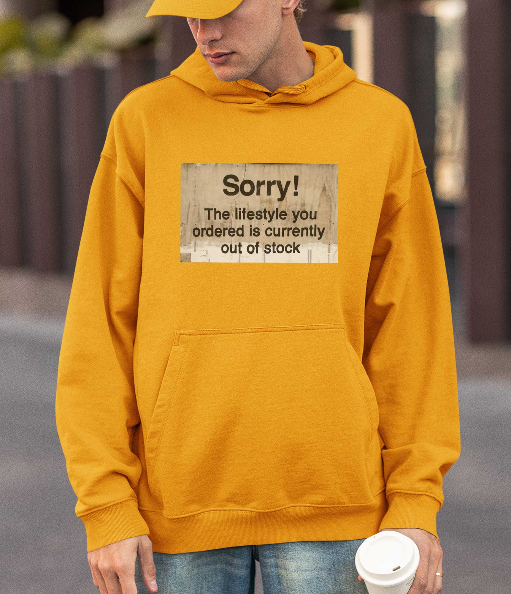 Image of Banksy Hoodie - Sorry Banksy-Apparel