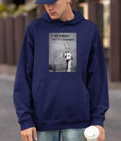 Image of Banksy Hoodie - I See Humans but No Humanity