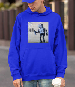 Image of Banksy Hoodie - Tagging Robot