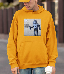 Image of Banksy Hoodie - Tagging Robot