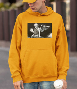 Image of Banksy Hoodie - Angel with Skull