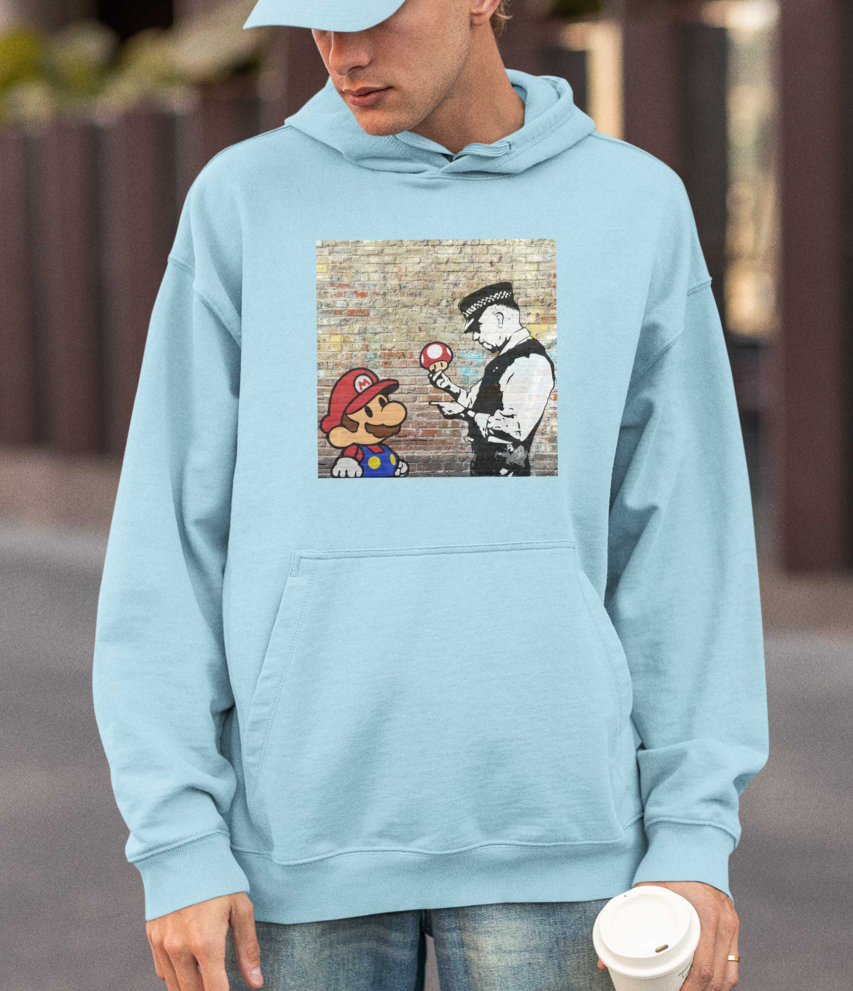 Image of Banksy Hoodie - Super Mario Banksy-Apparel