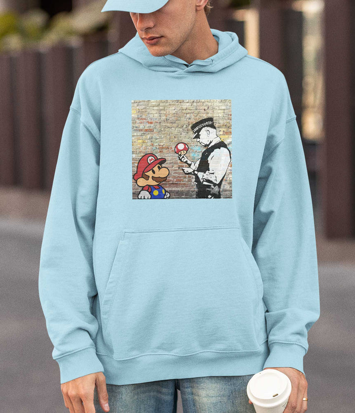 Banksy Hoodie - Super Mario