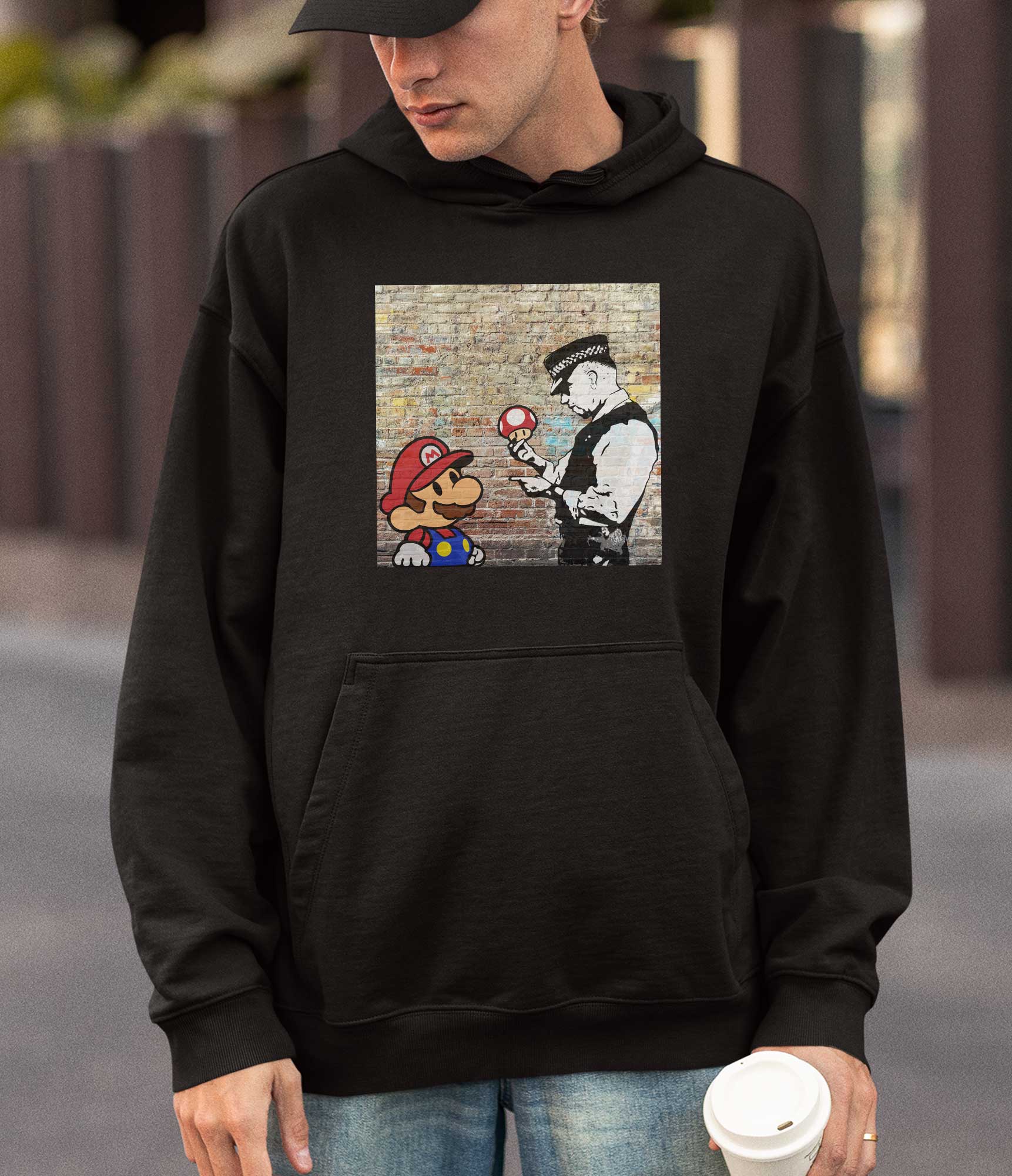 Image of Banksy Hoodie - Super Mario Banksy-Apparel