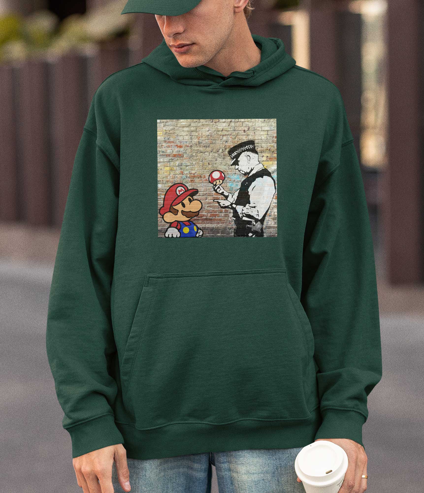 Image of Banksy Hoodie - Super Mario Banksy-Apparel