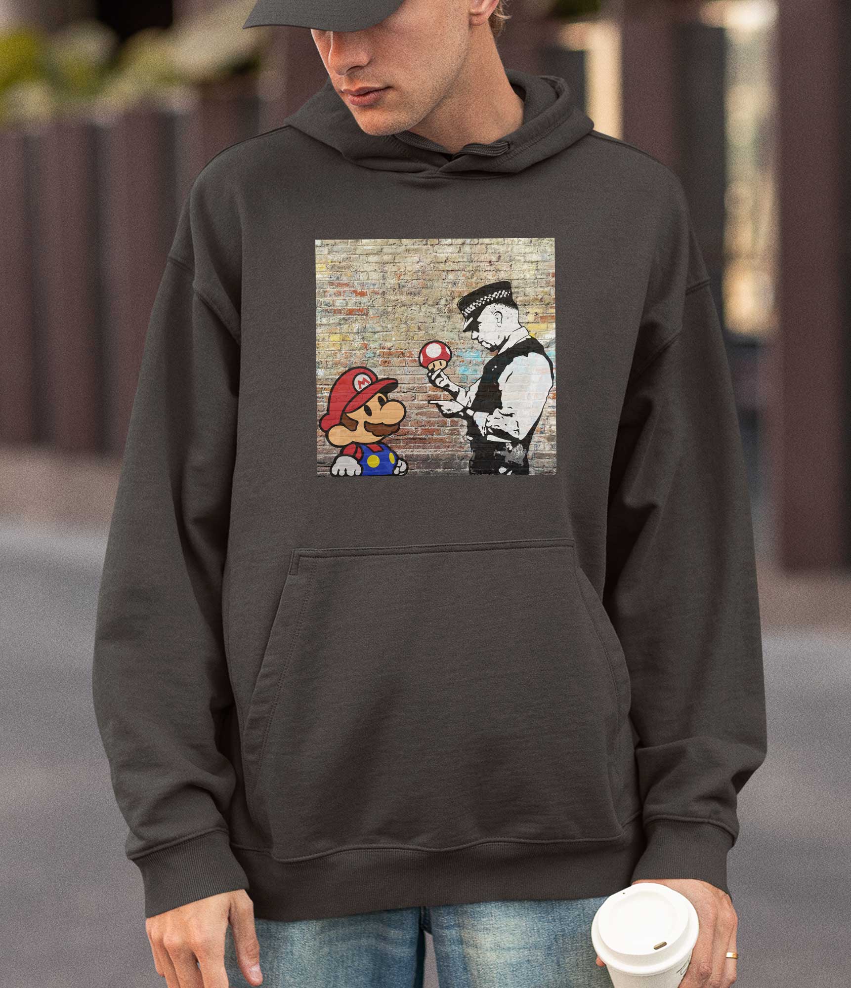 Image of Banksy Hoodie - Super Mario Banksy-Apparel