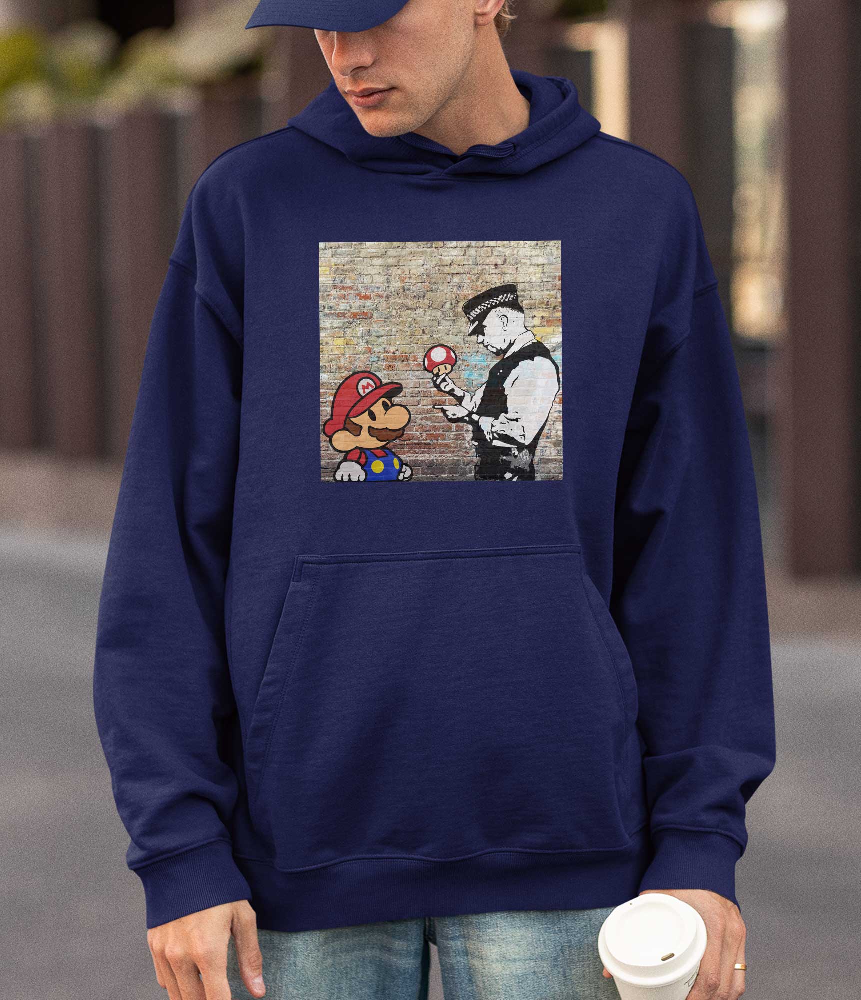 Image of Banksy Hoodie - Super Mario Banksy-Apparel