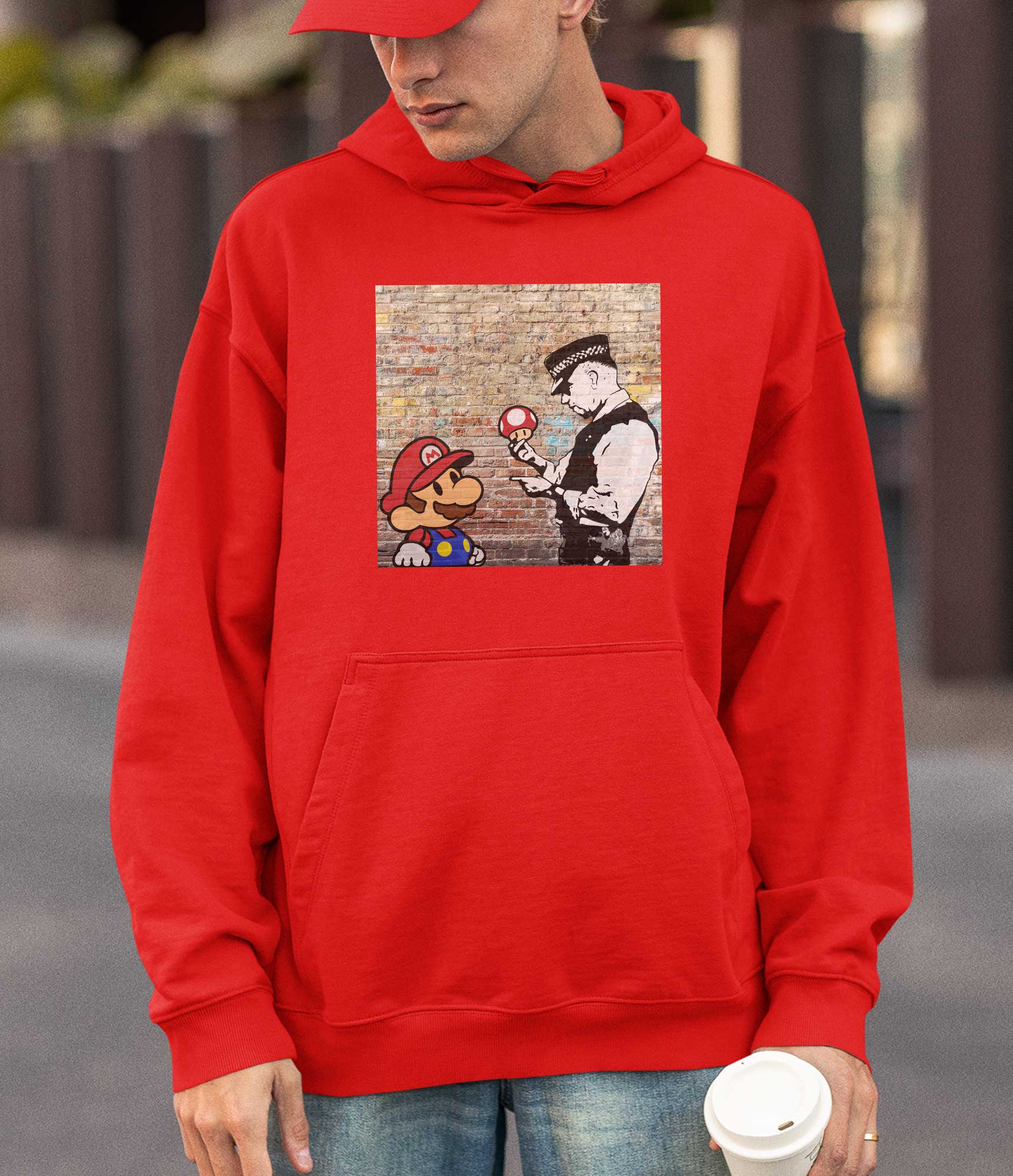Image of Banksy Hoodie - Super Mario Banksy-Apparel