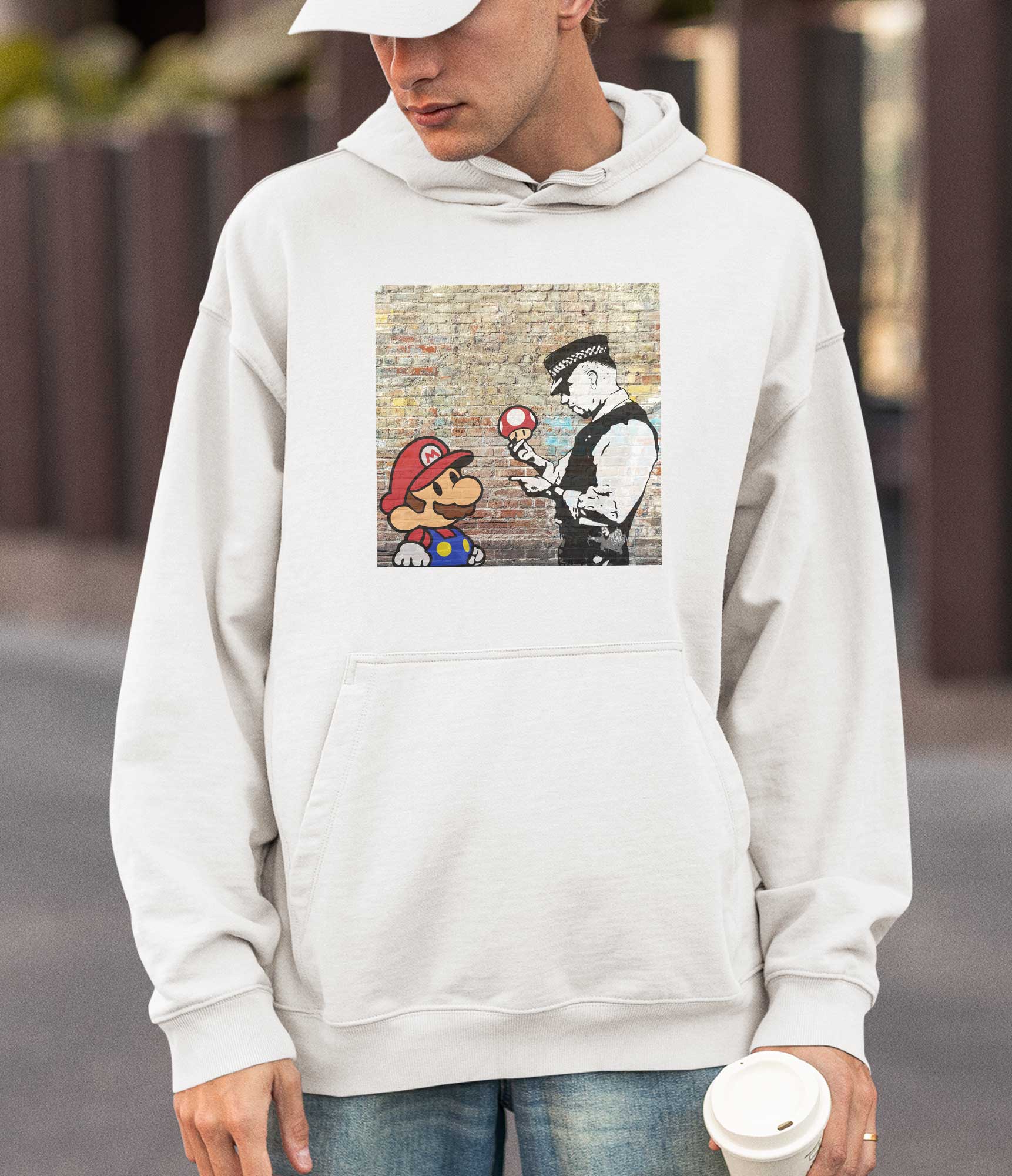 Image of Banksy Hoodie - Super Mario Banksy-Apparel