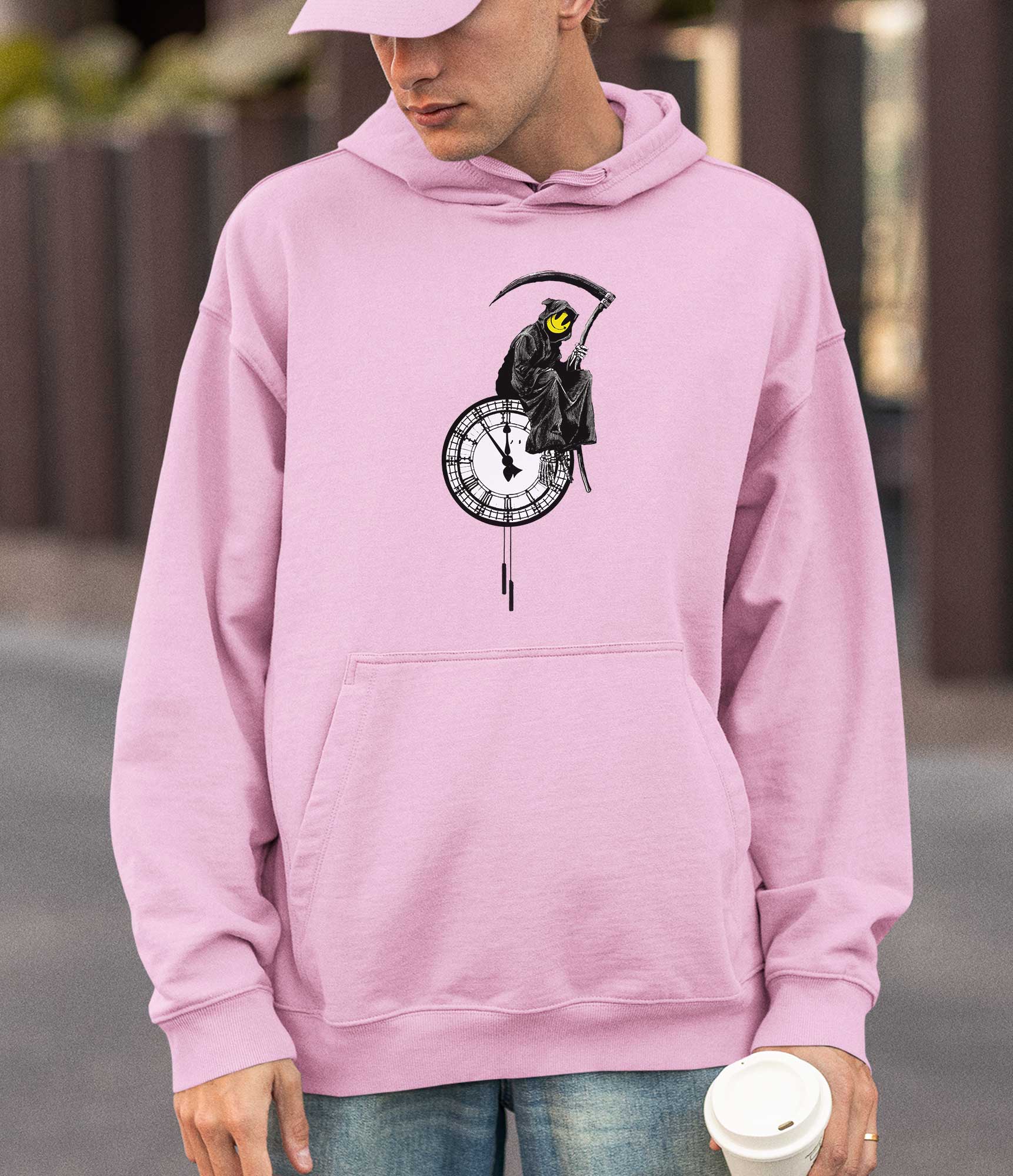 Image of Banksy Hoodie - Grin Reaper Banksy-Apparel