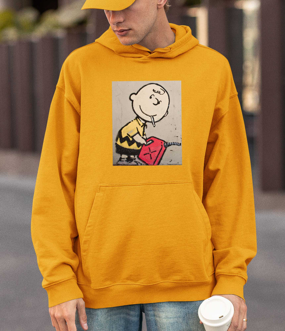 Banksy Hoodie - Charlie Brown