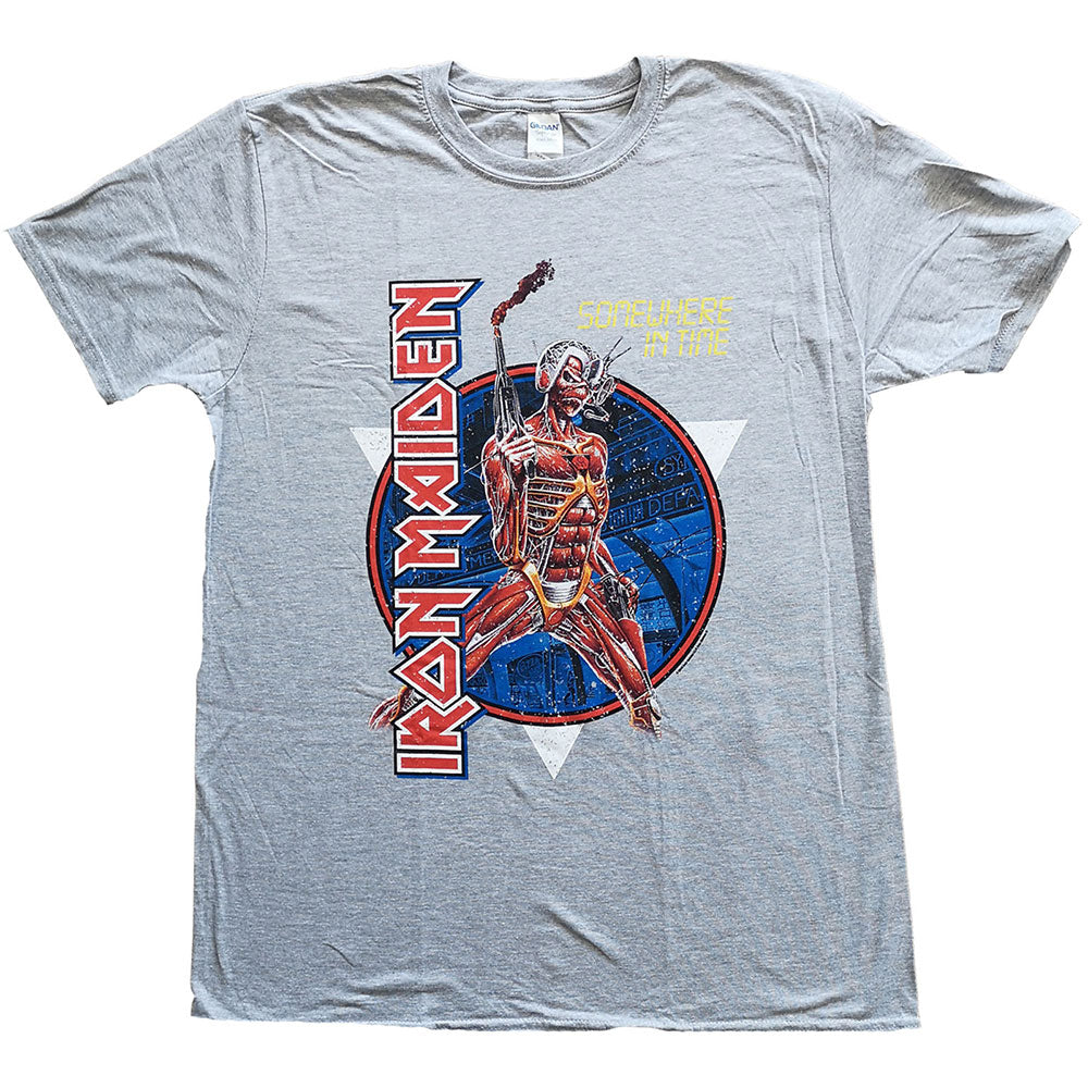 Iron Maiden Unisex T-shirt - Somewhere in Time